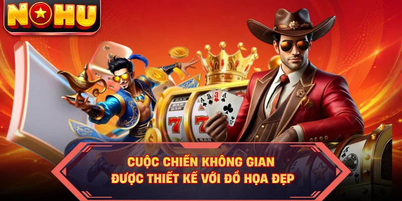 Cuộc chiến không gian được thiết kế với đồ họa đẹp